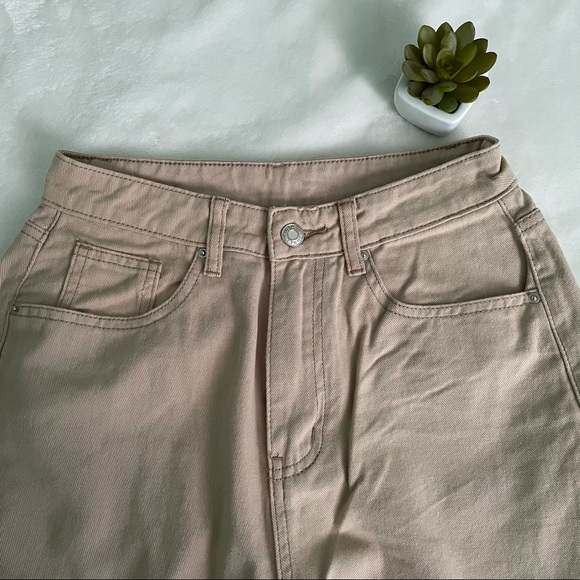 SHEIN High waist slant pocket Straight Jeans - Picture 1 of 4